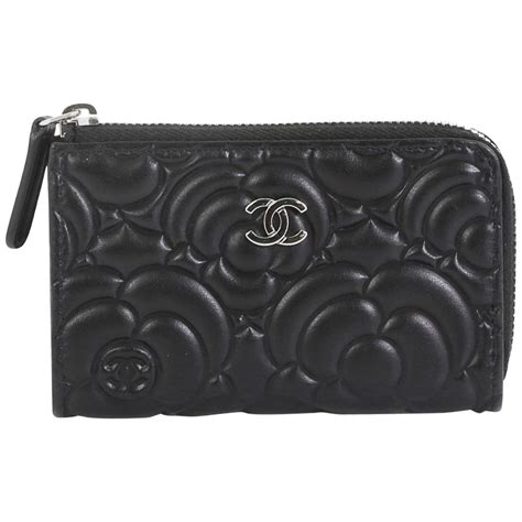 chanel camellia key pouch with gold ball|Chanel Key Pouch Camellia Lambskin .